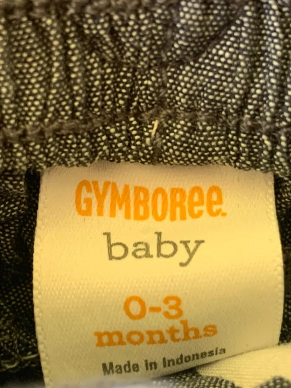 Gymboree Boy Seersucker Blue Stripe Short Suspender Overall Size 0-3 months